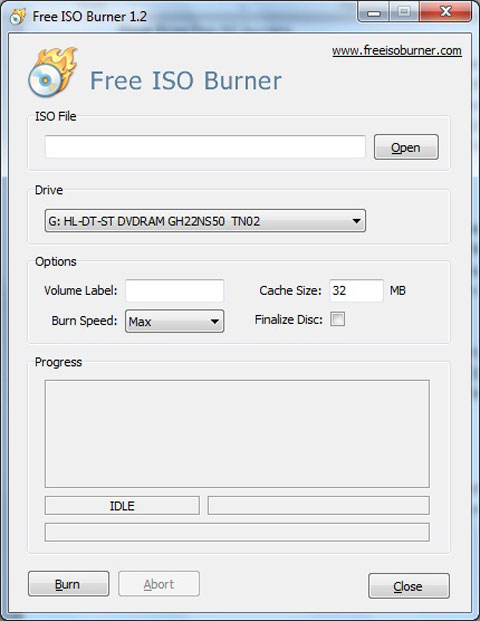 如何使用Free ISO Burner刻录软件将ISO文件刻录到DVD