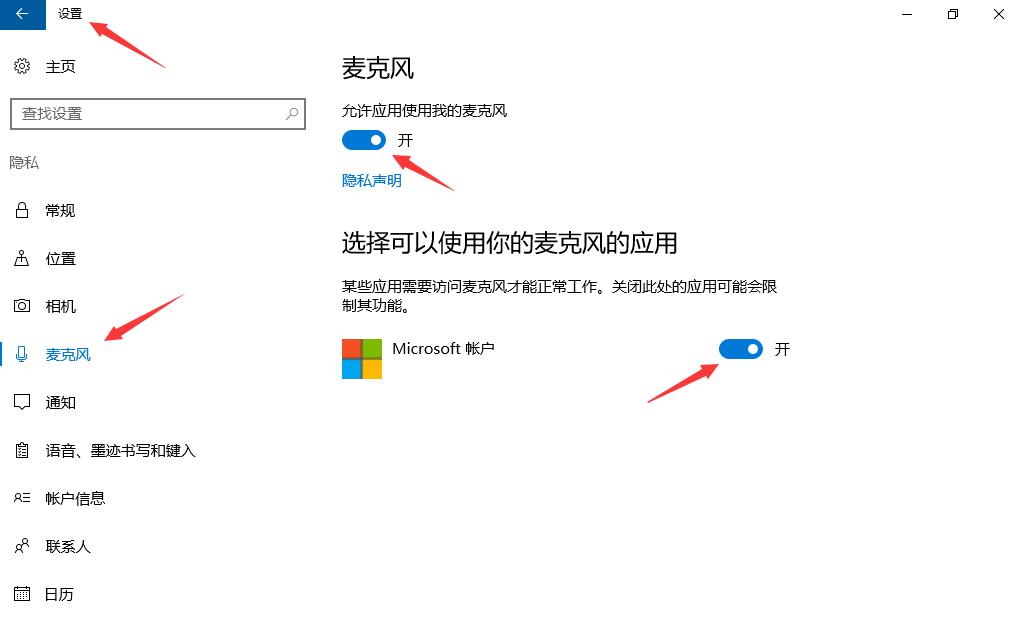 在Windows 10中为应用程序禁用麦克风
